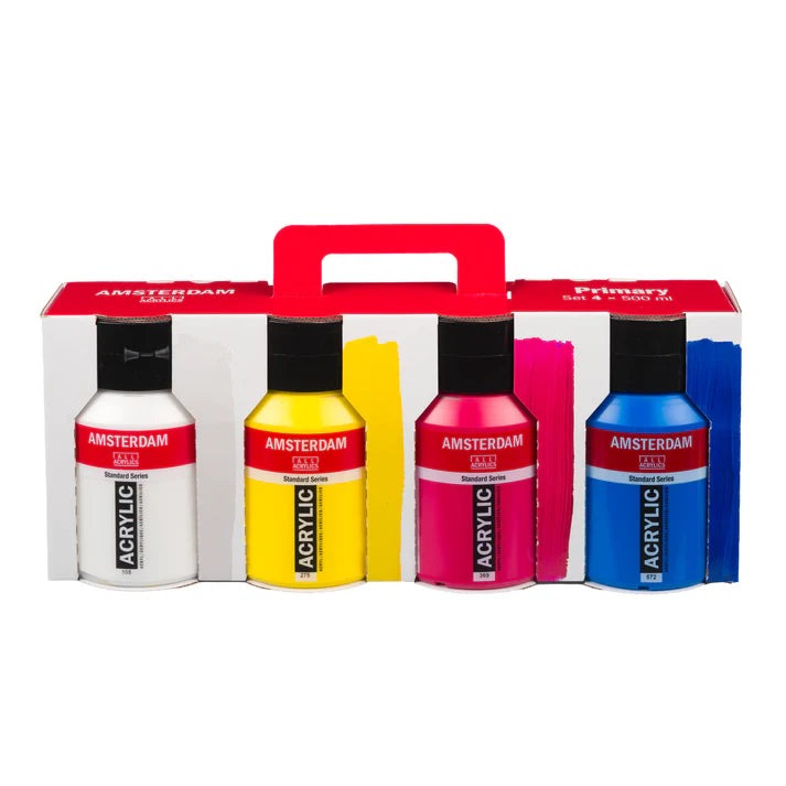Amsterdam Standard Series acrylverf basisset | 4 x 500 ml