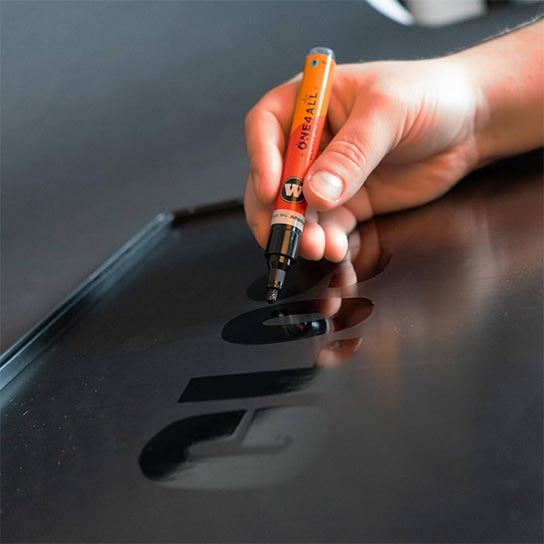 GLOSSY White 327HS 4-8mm Molotow One4All Acryl Marker