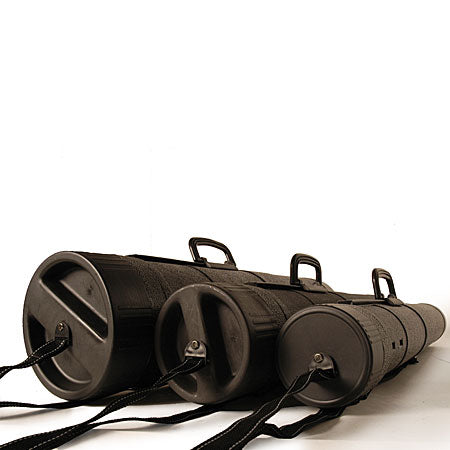 Peacock telescopische zwarte transportkoker min 81,5 max 129,5 cm diameter 17,5 cm