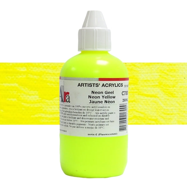 ARA 250ml C700 NEON GEEL Artists Acrylics