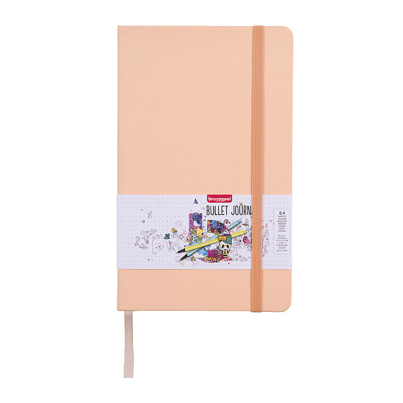 Bruynzeel bullet journal 64 vellen coral