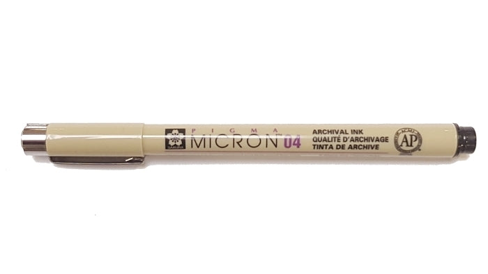 Pigma Micron 04 (0.40mm) BLACK Sakura Fineliner