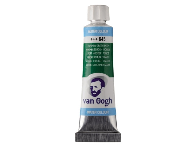 Hookersgroen donker 645 tube 10 ml. Van Gogh Aquarelverf