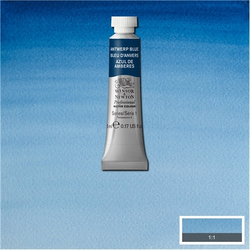 Antwerp Blue 5ml 010 S1 Artist's Aquarel Winsor & Newton