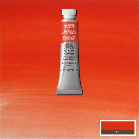 Cadmium Scarlet 5ml 106 S4 Artist's Aquarel Winsor & Newton