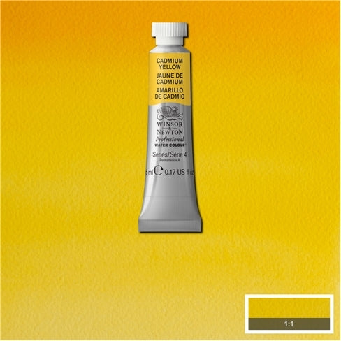 Cadmium Yellow 5ml 108 S4 Artist's Aquarel Winsor & Newton