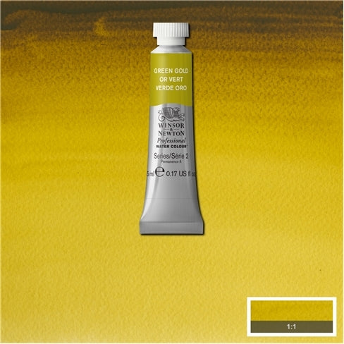 Green Gold 5ml 294 S2 Artist's Aquarel Winsor & Newton
