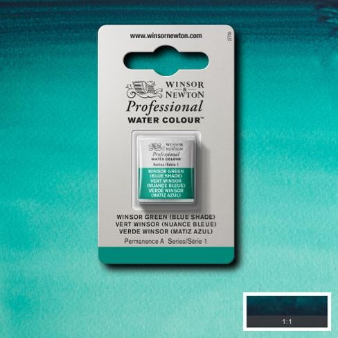 Winsor Green (blue shade) napje 719 S1 Artist's Aquarel Winsor & Newton