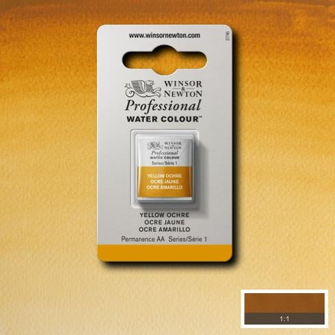 Yellow Ochre napje 744 S1 Artist's Aquarel Winsor & Newton