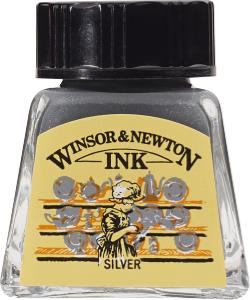 Teken Inkt 14ml Silver Winsor & Newton