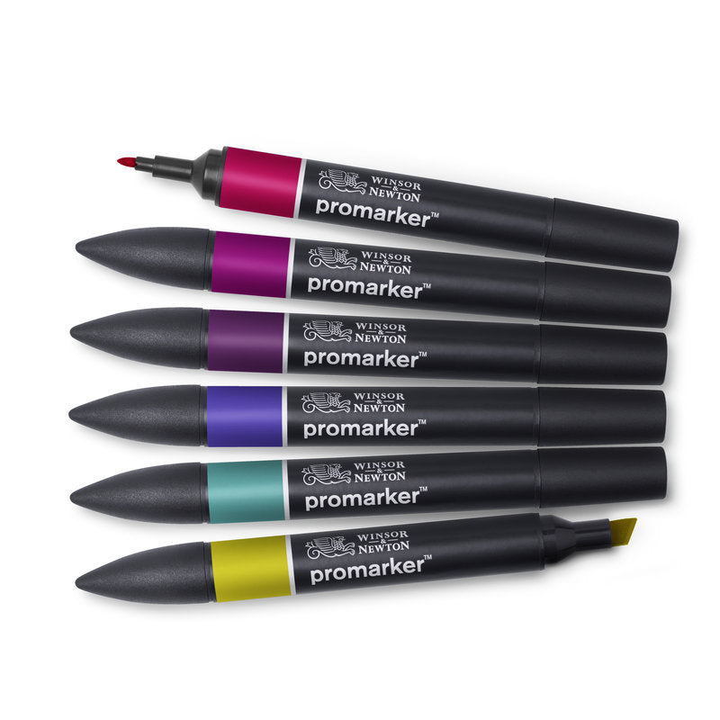 Promarker set 6 Rich Tones Winsor & Newton