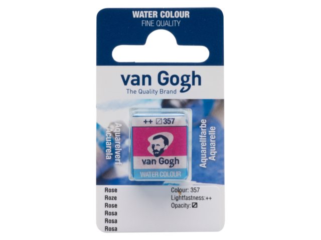 Roze 357  napje Van Gogh Aquarelverf