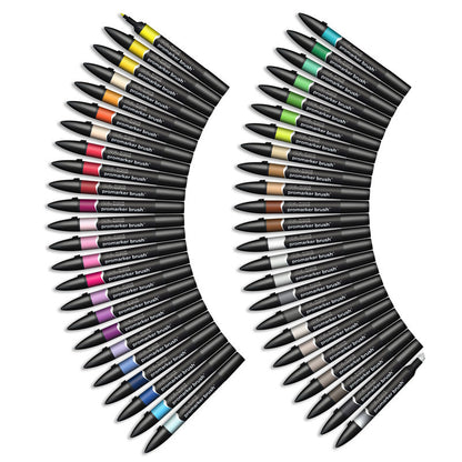 Brushmarker set 48 Winsor & Newton