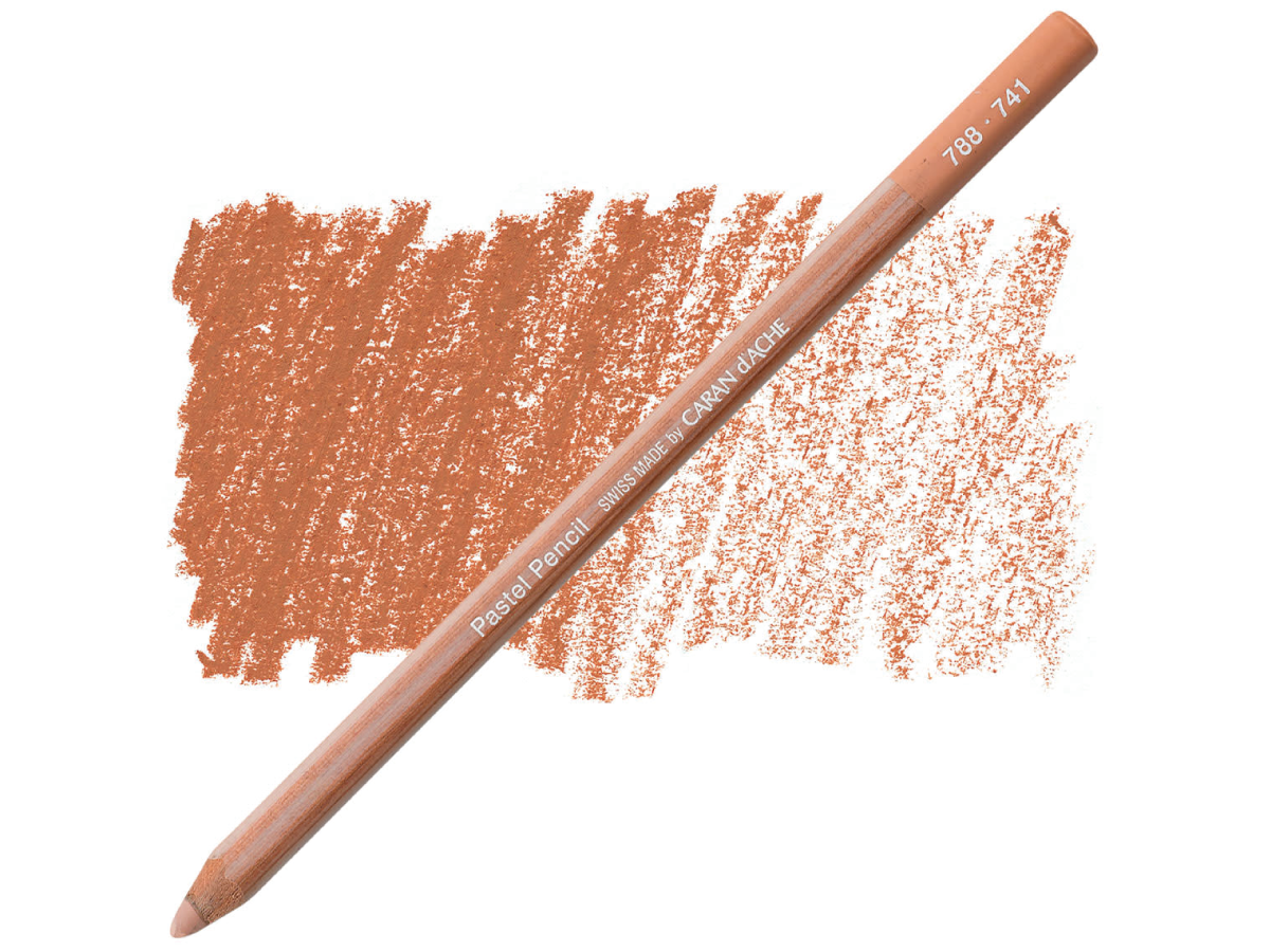 741 Dark Flesh 5%  Pastel Potlood Caran D'Ache