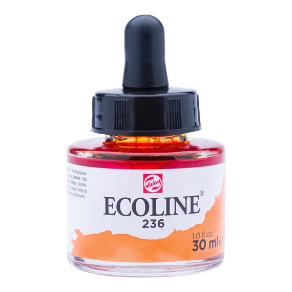 Talens ecoline inkt 30ml - 236 Lichtoranje