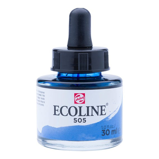 Talens ecoline inkt 30ml - 505 Ultramarijn Licht