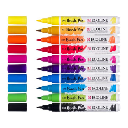 Ecoline Brushpen set 10 Primair