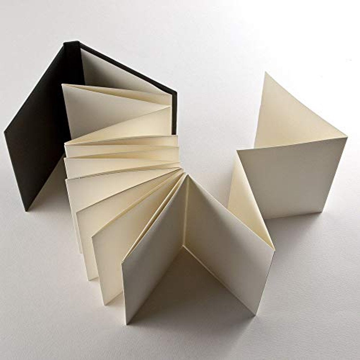 Fabriano Leporello notitieboekje, papier, wit, 11,5 x 16,5 cm