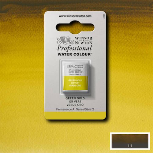 Green Gold napje  294 S2 Artist's Aquarel Winsor & Newton