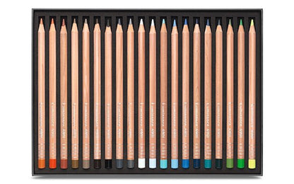 Doos met 40 kleuren set Luminance Caran D'Ache