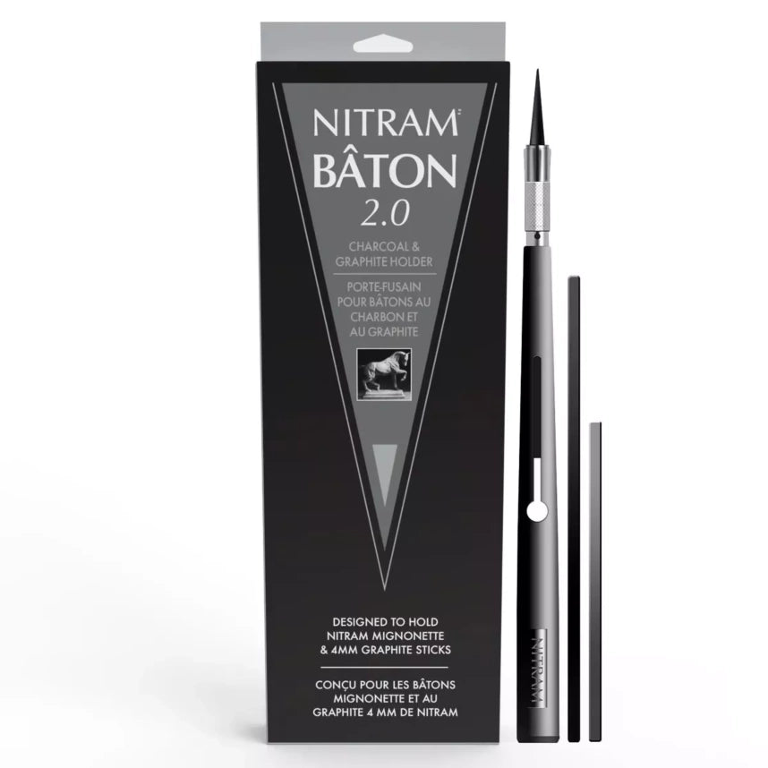 Nitram Bâton 2.0 houtskool en grafiet houder