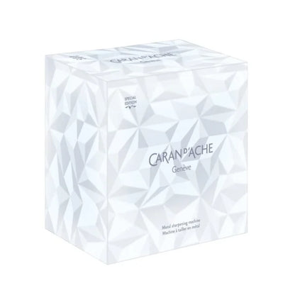 Puntenslijper met Handel Tafelmodel SPECIALE EDITIE Frost Metaal Caran D'Ache