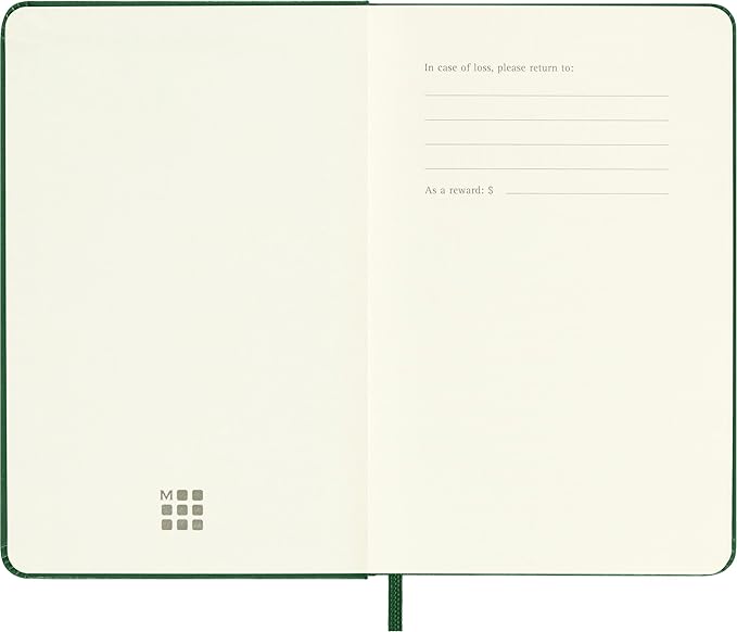 Schetsboekje Groen 9x14cm Moleskine