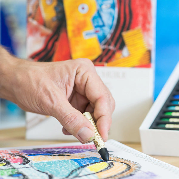 Set 72 "Universele"   kartonnen doos Oliepastels Sennelier