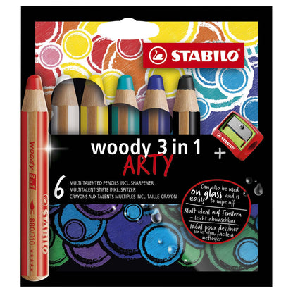 Stabilo Woody 3 in 1 Potloden Arty