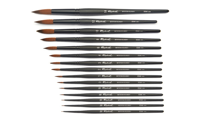 Raphael Stradivarius penseel aquarelverf 8344.6/0 imitatie kolinsky