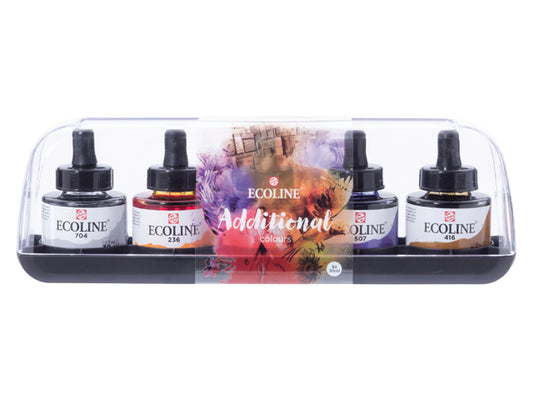 Talens ecoline inkt - Set 5 x 30 ml additional