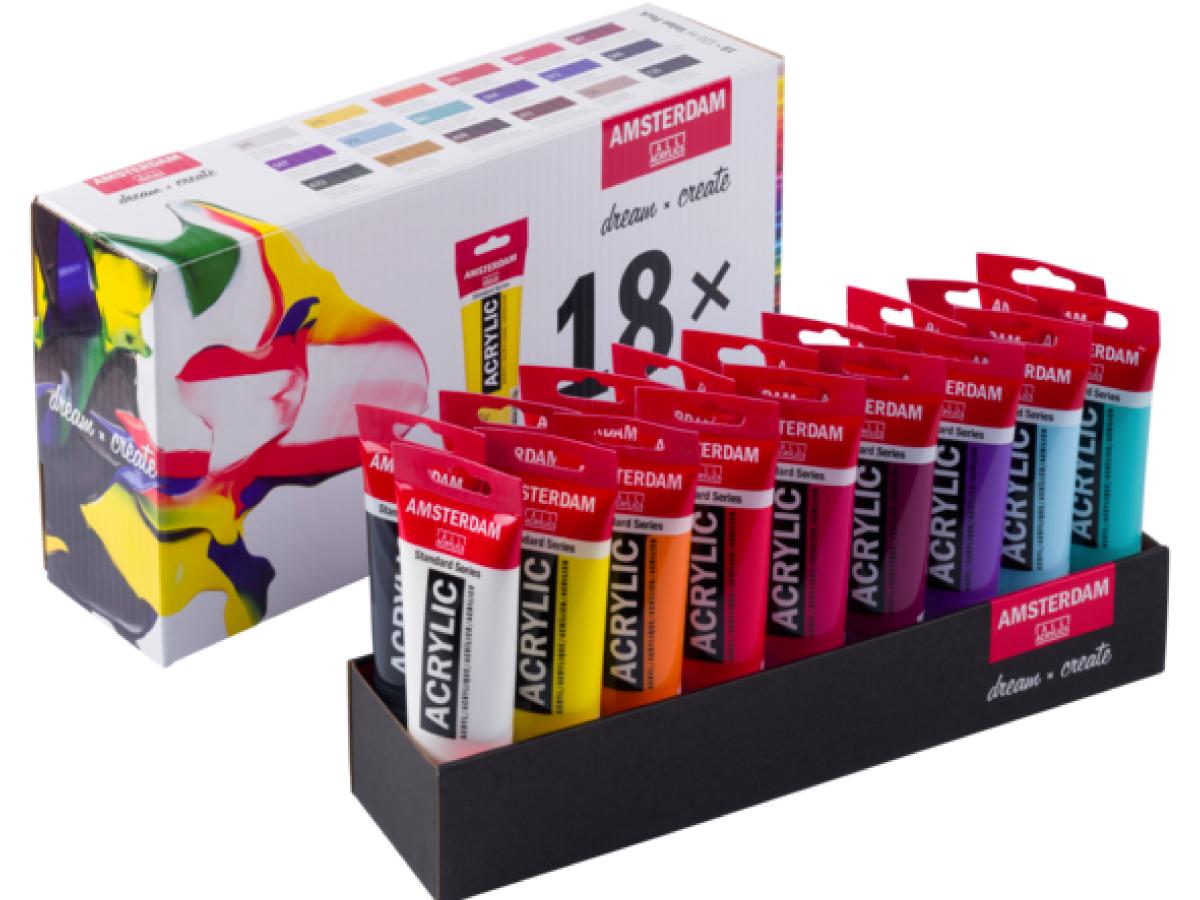 Amsterdam Acrylverf set 18x120 ml Beginners Set