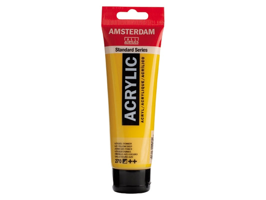 270 Azogeel Donker 120 ml Tube Acrylverf Amsterdam