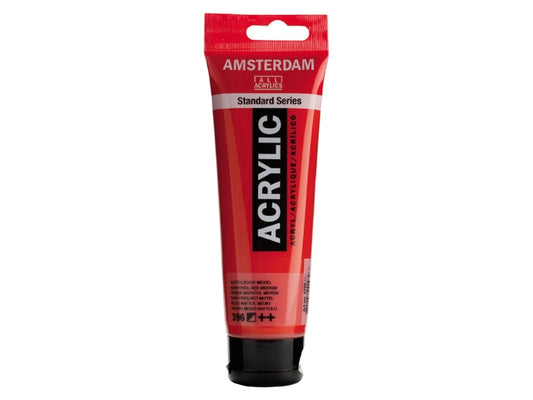 396 Naftolrood Middel 120 ml Tube Acrylverf Amsterdam