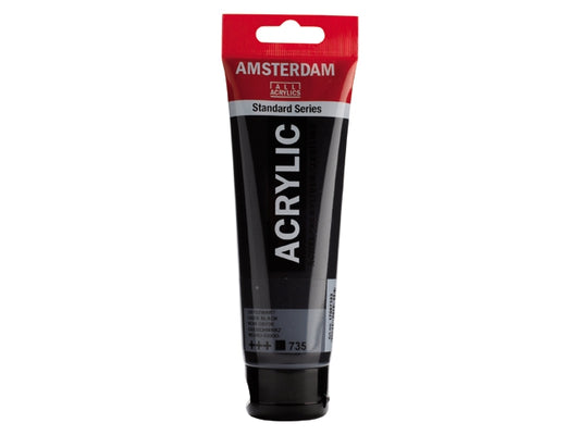 735 Oxydzwart 120 ml Tube Acrylverf Amsterdam