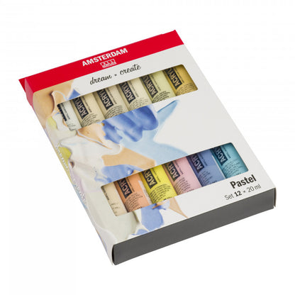 Amsterdam Acrylverf Set Pastel 12x20 ml