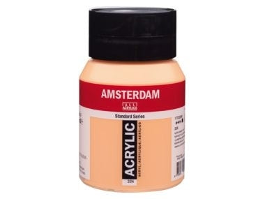 Amsterdam Acryl 500ml 224 Naples Geel Rood