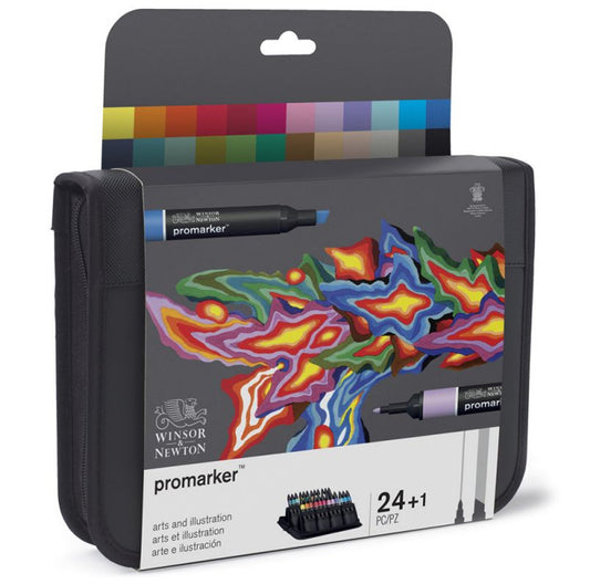 Promarker 24 set - Arts and Illustration Winsor & Newton