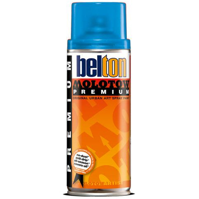 243 shock blue transparant 400 ml Molotow Premium Belton