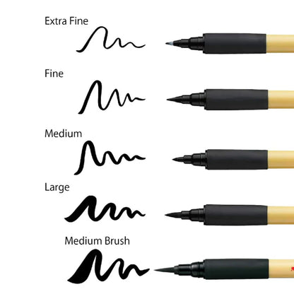 Kuretake Bimoji Fude Pen zwarte inkt, medium brush