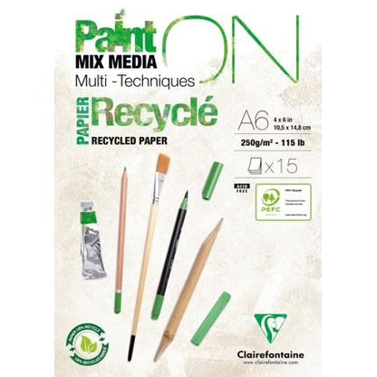 Paint-On Misca A6 15 vel Recycled 250 gr Clairefontaine