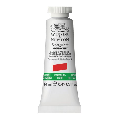 CADMIUM FREE RED 901 14 ml. S4 Designers Gouache Winsor & Newton