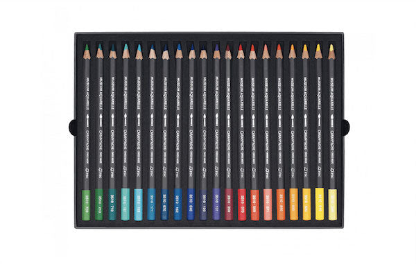 Museum “aquarel” doos 40 kleuren set Caran D'Ache