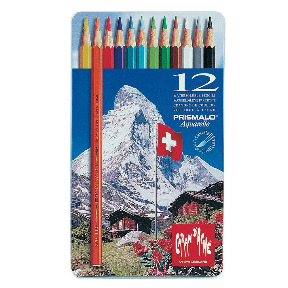 Prismalo 12 stuks (aquarel) potloden set Caran D'Ache