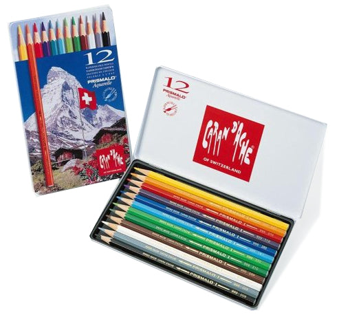 Prismalo 12 stuks (aquarel) potloden set Caran D'Ache