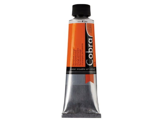 Cobra  150ml  266 S2  Permanent Oranje Waterverdunbare Olieverf