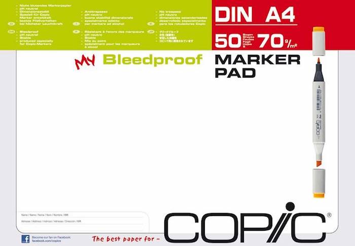 A4 Papier Copic marker blok 70G 50 vel (transotype)