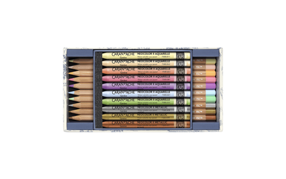 Limited Edition Mixed Media Set Caran D'ache Toile de Jouy