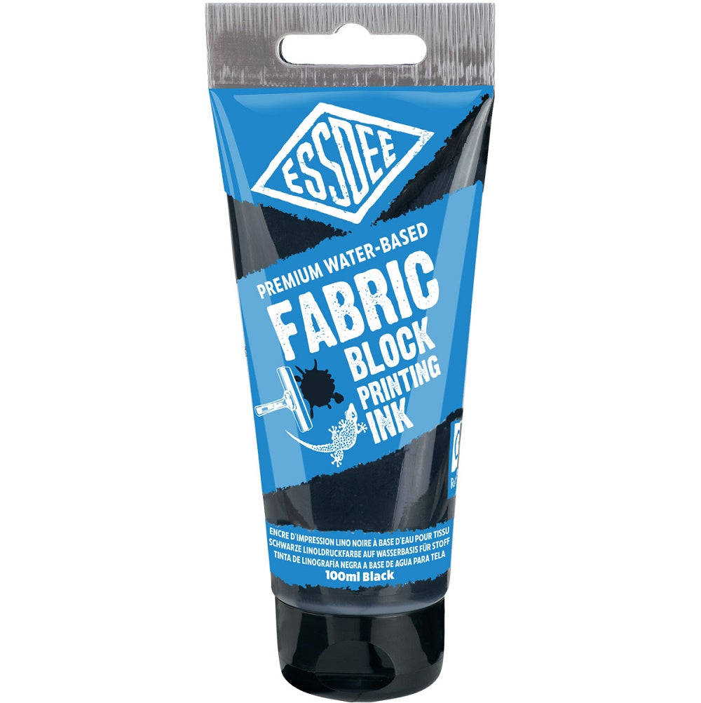 Essdee Textiel Blockprint Inkt 100ml Zwart