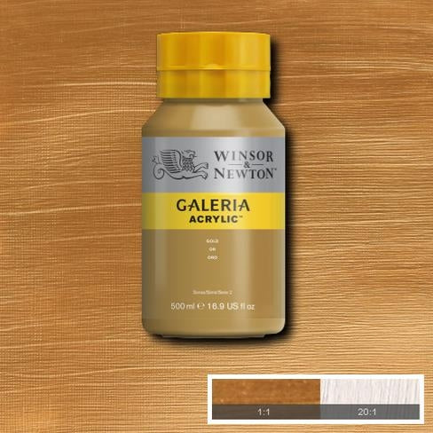  500ml  283 S2  Metalic Gold Galeria Acryl